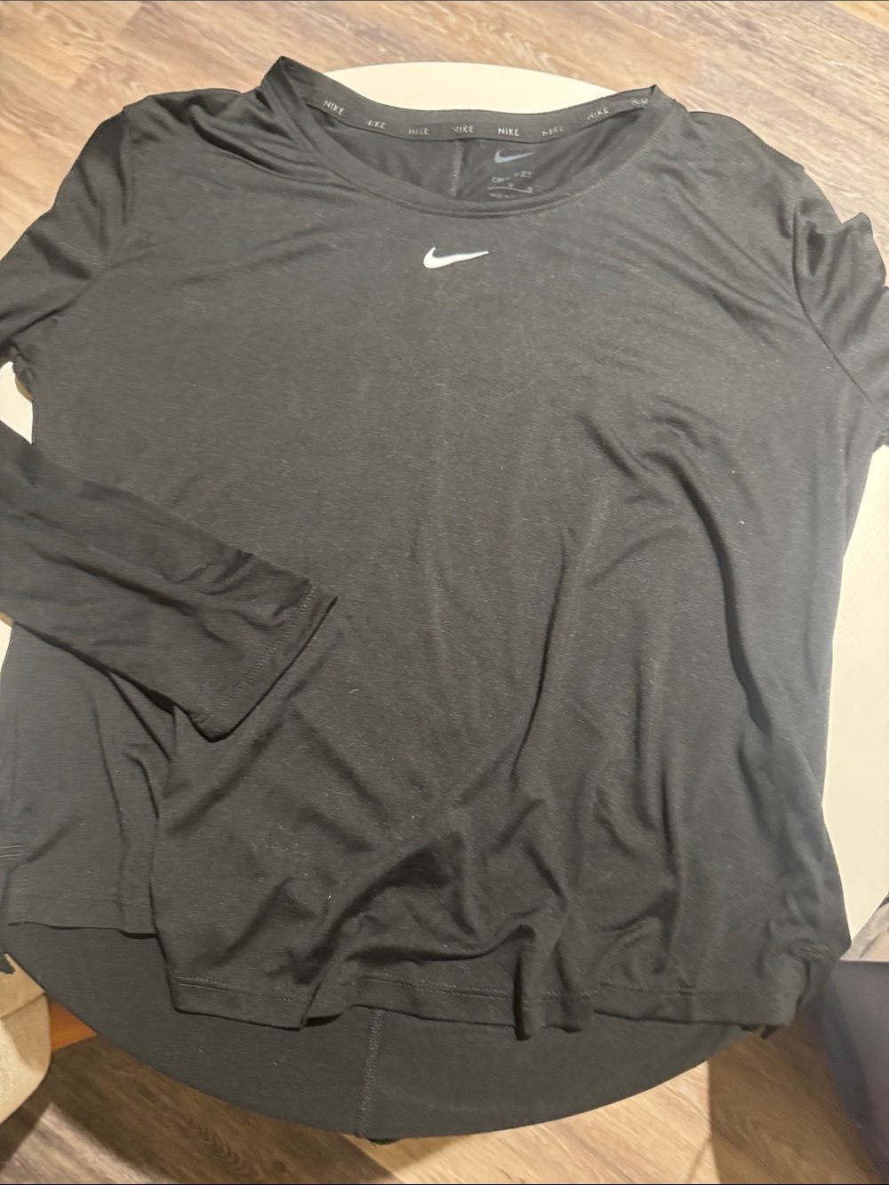 Nike Black Women's Long-Sleeve Performance Crew Top